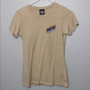 Sand color Santa Cruz T-shirt